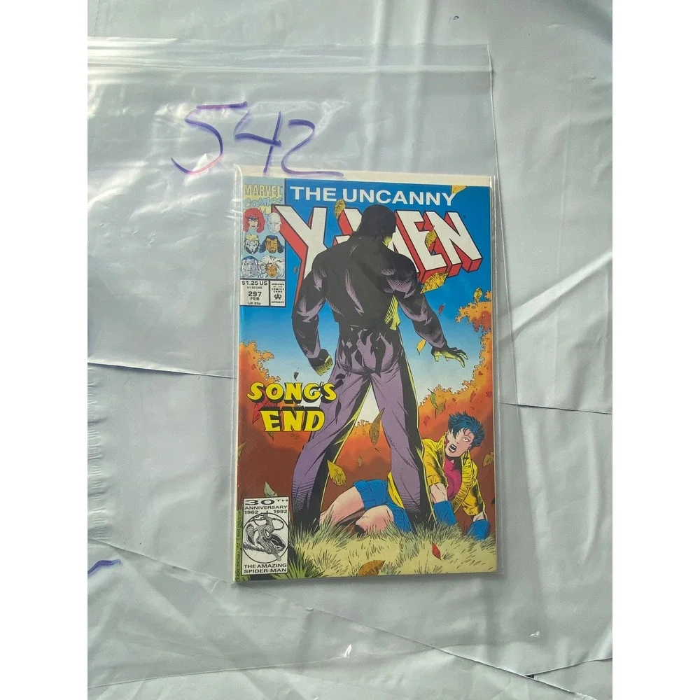 The Uncanny X-Men Comic Book‎ Issue 297 Songs End Marvel 1992